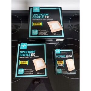 Bulk Lot Medline Optifoam Silicone Border Foam Advanced Wound Care Dressings